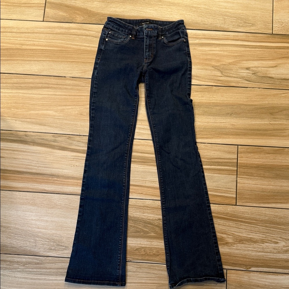 White House Black Market Indigo Wide Leg Jeans